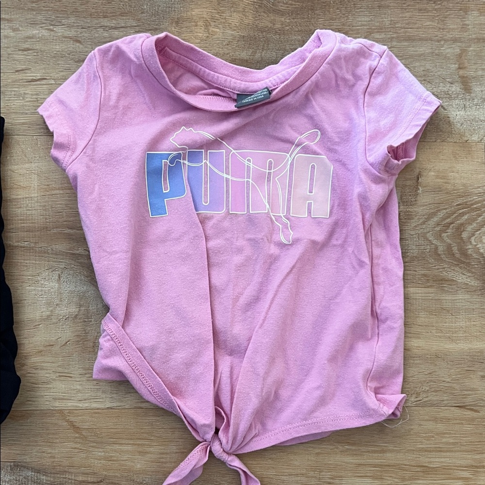 Puma Girls' Black and Pink Activewear Collection - Picture 9 of 10